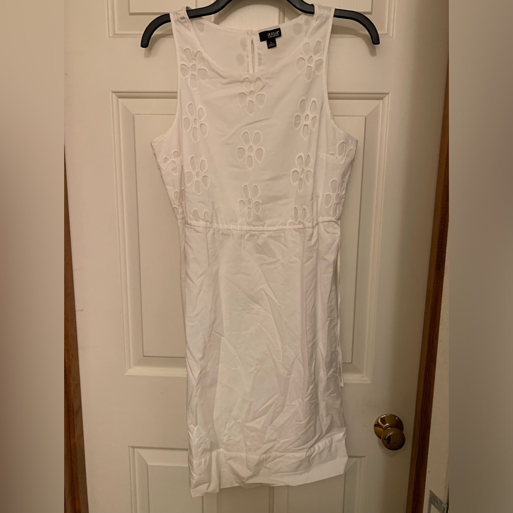 A.N.A. (A New Approach) medium white dress